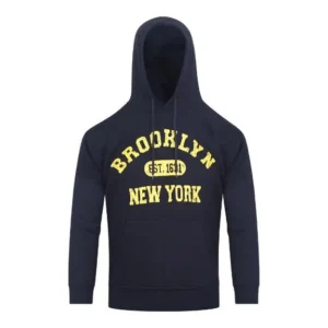 Brooklyn Est. Logo Men’s Multi-colored Pullover Hoodie